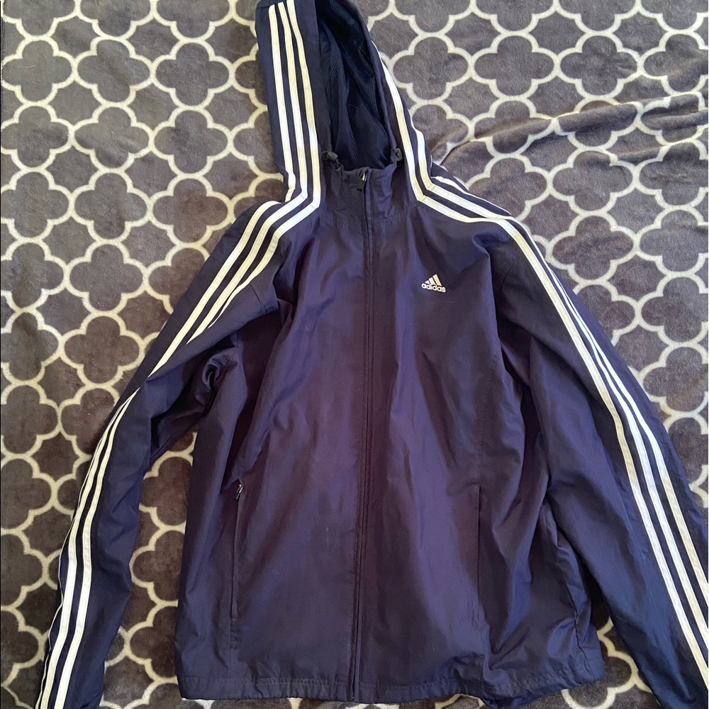 ADIDAS WINDBREAKER MENS MEDIUM